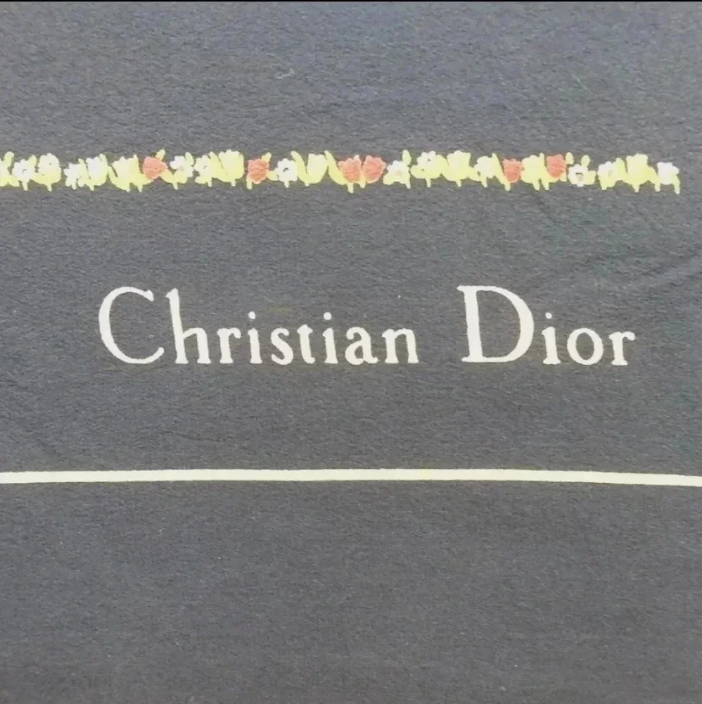 Christian Dior 100% Silk Scarf 30x30 - Picture 4 of 6